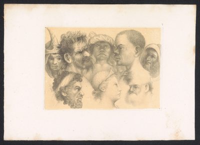 Otte figurer Design og studier af en hollandsk mester fra det 15. århundrede. Århundrede. Baseret på originalerne opbevaret på Det Kongelige Bibliotek i Berlin (serietitel) af Karl Palzow