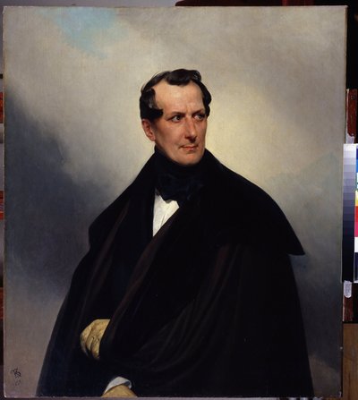 ""Portræt af grev Vladimir Musin-Pushkin (Musin Pushkin) (1798-1854)"" Maleri af Karl Pavlovich Briullov (Bryullov) (1799-1852) 1830 Regionalt kunstmuseum Arkhangelsk Rusland af Karl Pavlovich Bryullov