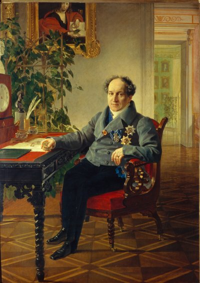 Portræt af prins Alexander Nikolajevitj Golitsyn 1773-1844, 1840 af Karl Pavlovich Bryullov