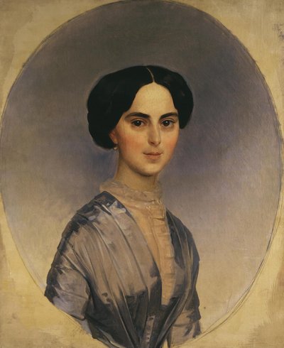 Portræt af Sophia Andreyevna Bobrinskaya, født Shuvalova, 1846 af Karl Pavlovich Bryullov