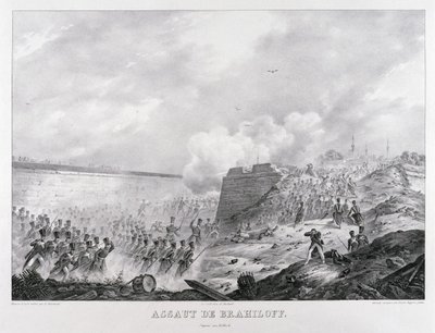 Stormen af Brailov-fæstningen den 15. juni 1828, 1829 af Karl Petrovich Beggrov