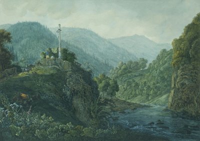 Tysk: Korsbilledet nær Weißenbach af Karl Philipp Fohr