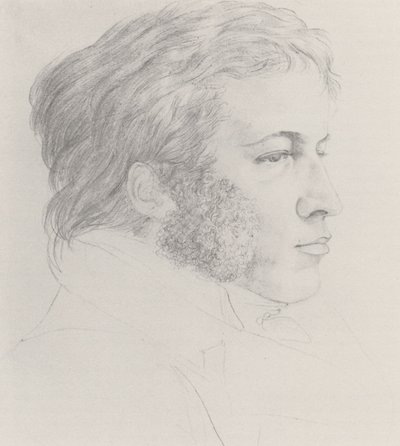 Portræt af Johann Carl Eggers (1787-1863) af Karl Philipp Fohr