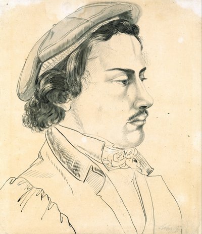 Portræt af en studerende af Karl Philipp Fohr