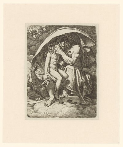 Jupiter og Ganymedes af Karl Russ