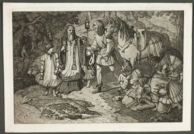 Rudolph af Habsburg og præsten af Karl Russ