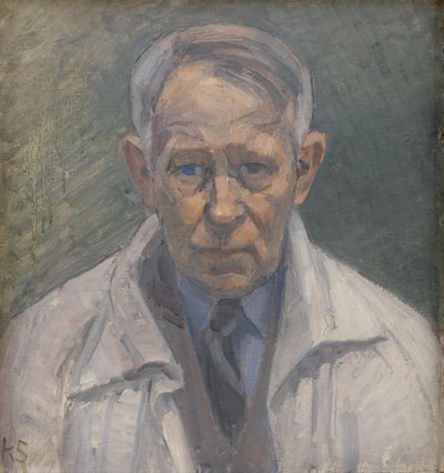 Selvportræt af Karl Schou