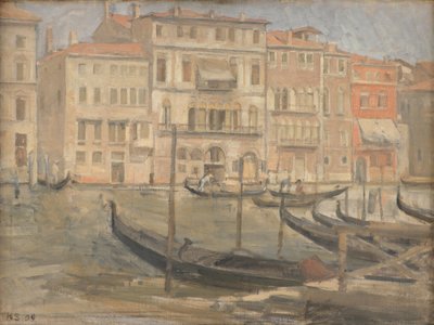 Ved Canal Grande i Venedig af Karl Schou