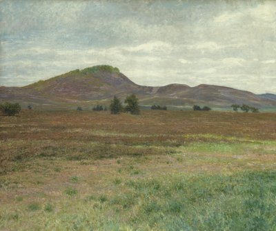 Landskab nær Harburg (olie på lærred) af Karl Wilhelm Arthur Illies