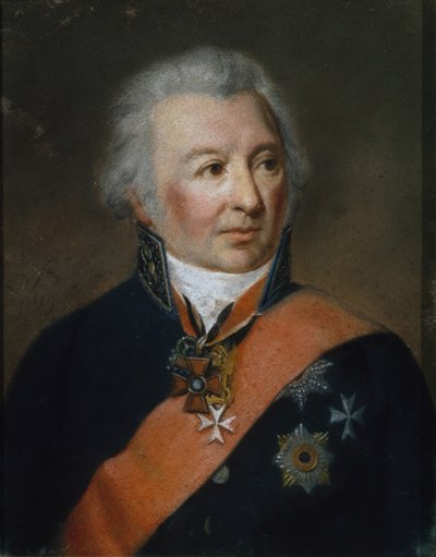 Portræt af Alexander Alexandrovich Sablukov 1749-1828, 1819 af Karl Wilhelm Bardou