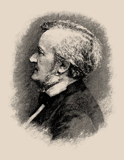 Portræt af komponisten Richard Wagner 1813-1883, 1900-1910