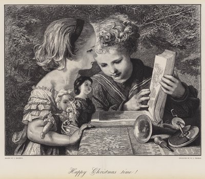 Glædelig juletid! af Karl Wilhelm Friedrich Bauerle
