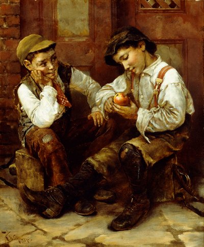Street Urchins, af Karl Witkowski