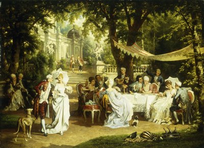 Havefesten, af Karl or Carl the Younger Schweninger