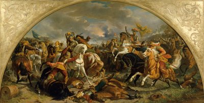 Den østrigske hærs sejr over svenskerne ved Nördlingen i 1634 af Karl von Blaas