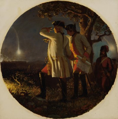 Stormen på Schweidnitz i 1761 af Karl von Blaas