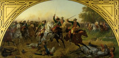 Slaget ved Kolin 1757 af Karl von Blaas