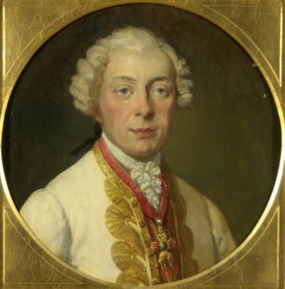 Feltmarskal Josef Wenzel Prins Liechtenstein af Karl von Blaas