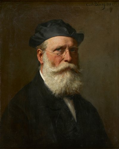selvportræt af Karl von Blaas