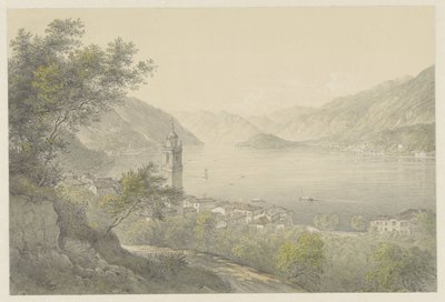 Bellagio ved Comosøen af Karoly Lajos Libay