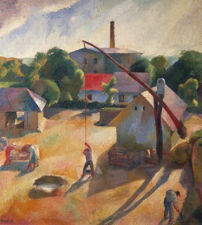 En bondeby af Karoly Patko