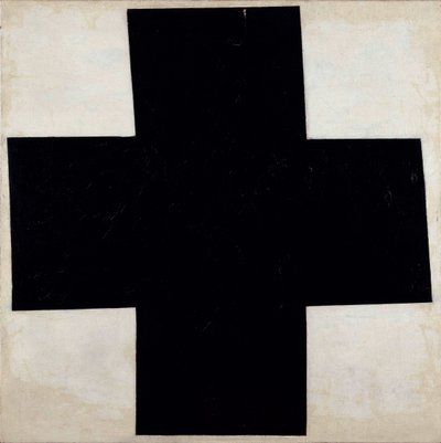 Sorte Kors Croix noire, 1915. af Kazimir Severinovich Malevich