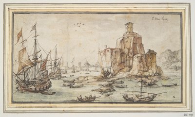 Havnescene af Kasper van Eyck