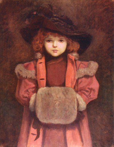 The Muff, ufærdig (farvelitografi) af Kate (after) Greenaway