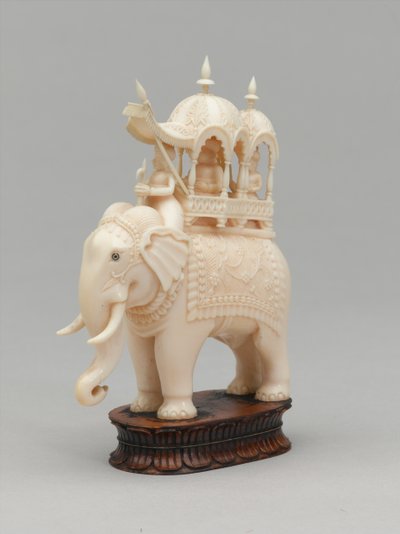 Sort konge, skakbrik, Indien, 1820 ca af Kate Elizabeth Bunce