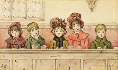 Sang i kirken af Kate Greenaway
