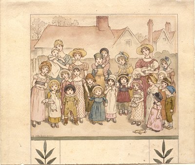 Gadeforestilling af Kate Greenaway