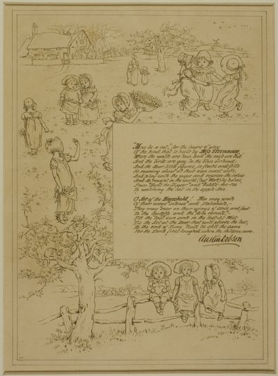 Studie for Home-Beauty af Kate Greenaway