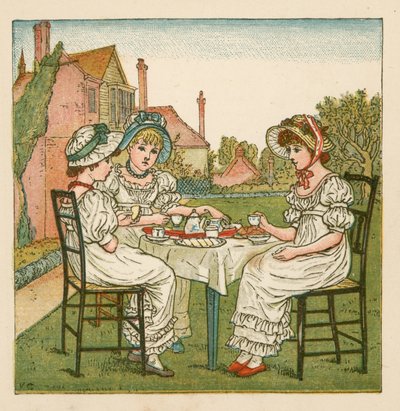 Te i haven af Kate Greenaway