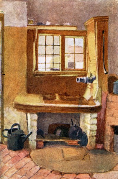 Køkkenpumpen, Rolleston af Kate Greenaway af Kate Greenaway
