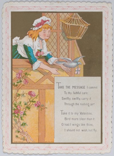 Valentinskort af Kate Greenaway