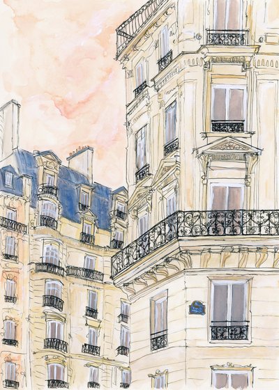 Et gadehjørne i Paris af Katharina Puritscher