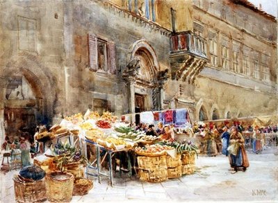 Før folkets kaptajn, Perugia, ca. 1906 (wc) af Katharine McCracken
