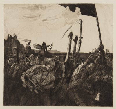 Opstand, 1899 af Käthe Kollwitz