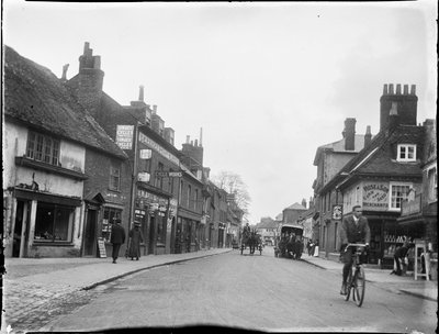 East Street, Farnham, Waverley, Surrey, 25/05/1909 (s/hvid foto) af Katherine Jean Macfee