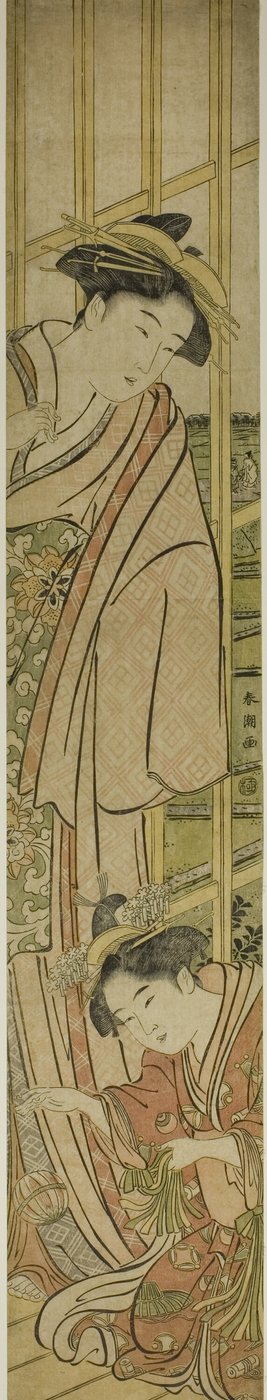 Spiller Temari af Katsukawa Shuncho