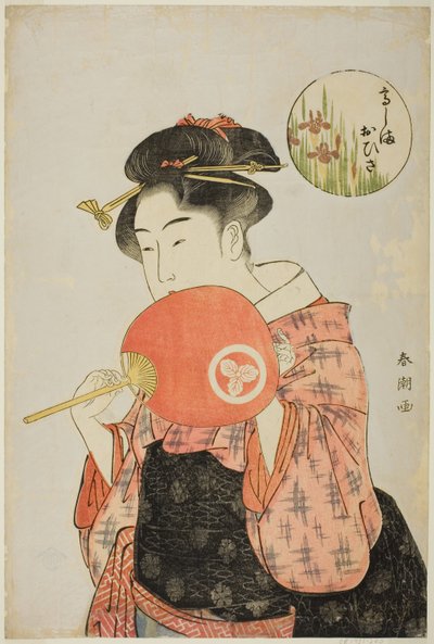 Servitrice Ohisa fra Takashimaya af Katsukawa Shuncho