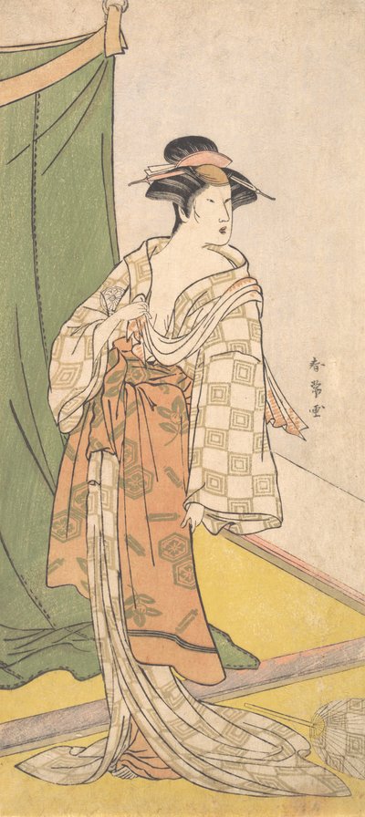Segawa Chrysanthemum Woman Godt, hva? 1785. af Katsukawa Shunjo