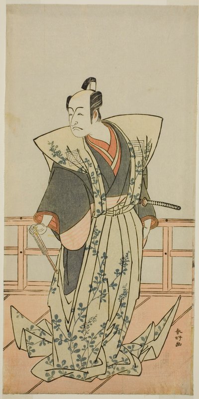 Skuespilleren Ichikawa Danjuro V i en uidentificeret rolle af Katsukawa Shunkо̄