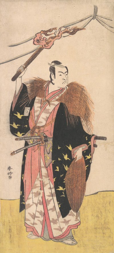 Ichikawa Masasukes Jurosukenari, ikke? 1785. af Katsukawa Shunko