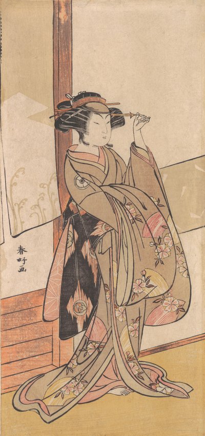 Tillykke version hvid læge V, ? 1775. af Katsukawa Shunko