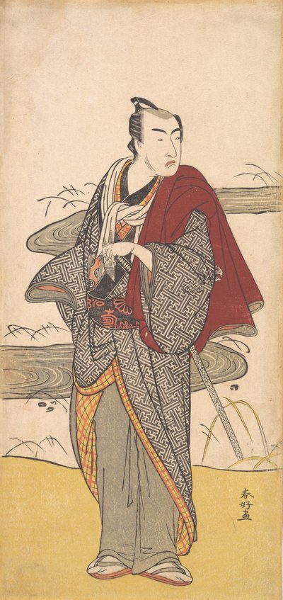 The Actor Matsumoto Koshiro 4th as a Man, ca. 1780. af Katsukawa Shunko