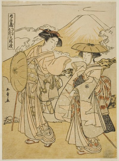 Akt otte: Bruderejse, fra stykket "Treasury of Loyal Retainers (Chushingura)" af Katsukawa Shunsho