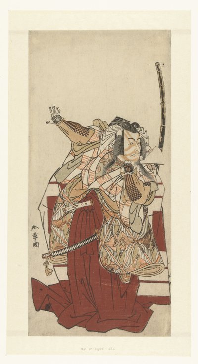 Ichikawa Danjuro Medlem Een i et stykke tid af Katsukawa Shunsho