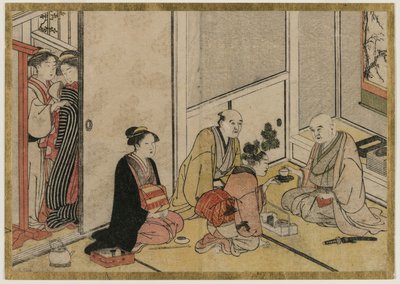 Interiør Scene. af Katsukawa Shunsho