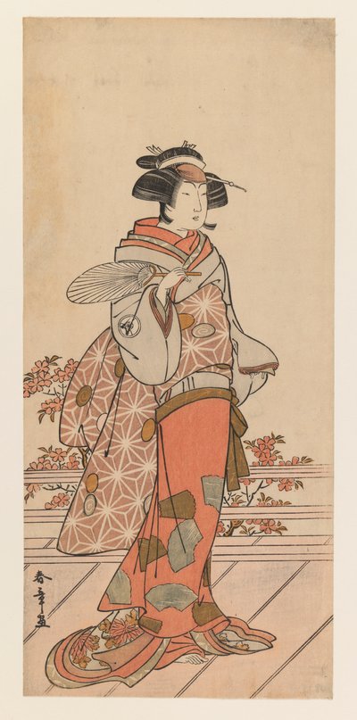 Iwai Hanshiro IV, ca. 1785 (træbloktryk i farver) af Katsukawa Shunsho